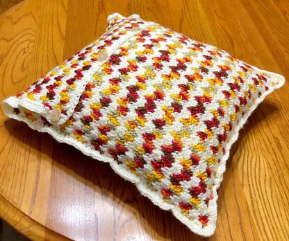 Embrace Autumn Crochet Pillow