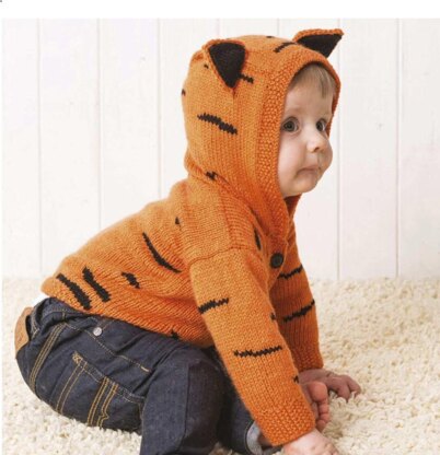 Baby Tiger Hooded Cardigan