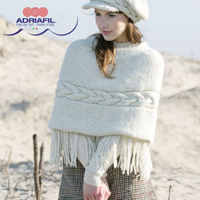 Carmen Hat and Poncho in Adriafil Ninnao - Downloadable PDF