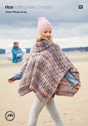 Ponchos & Snoods in Rico Creative Melange Chunky - 780 - Downloadable PDF