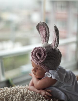New Born Baby Bunny Hat