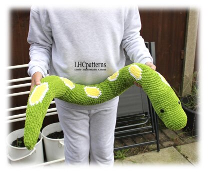Boa Constrictor Snake Crochet Pattern