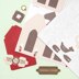 American Crafts DCWV Paper Projects - Christmas Village - Makes 16 Buildings