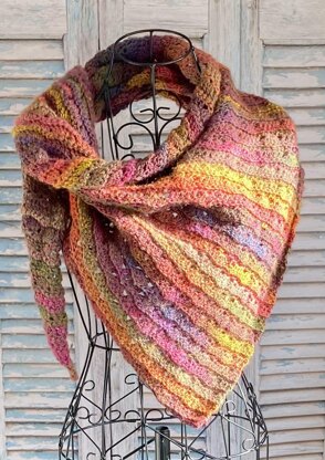 Caribbean Sunset Shawl