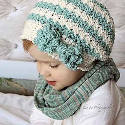 Bella Slouch with Bobble Bow