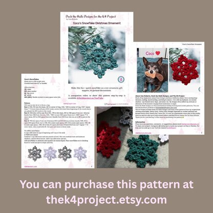 Coco's Snowflake Ornament