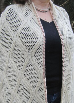 Montmellick Cable Lace Shawl