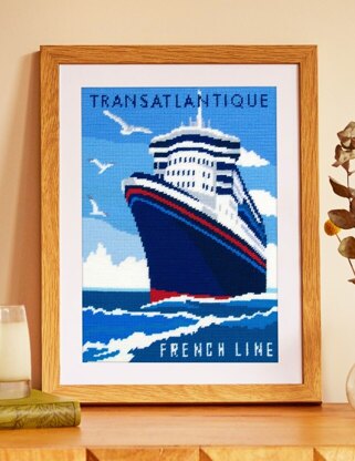 DMC Trans-Atlantique Tapestry Canvas - 30 x 42cm