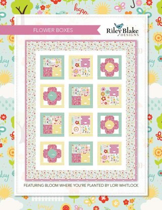 Riley Blake Flower Boxes - Downloadable PDF