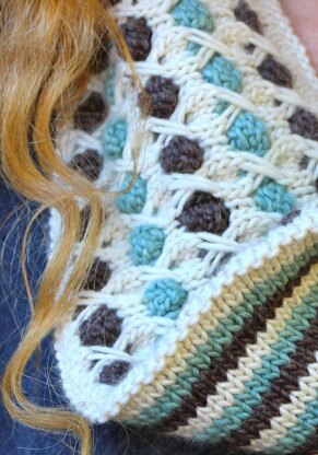 Sea Glass and Stone Cowl