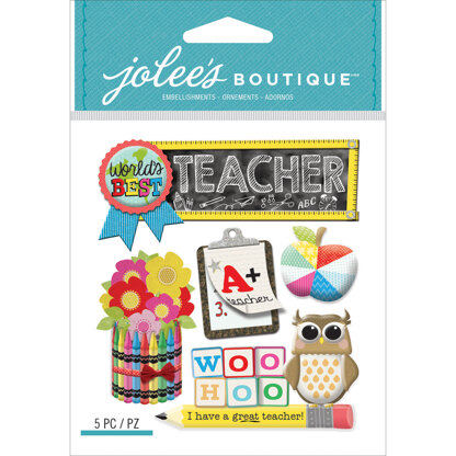 Jolee's Boutique Dimensional Stickers - Teacher