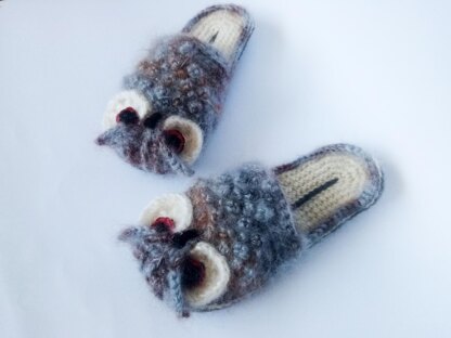 Owl slippers