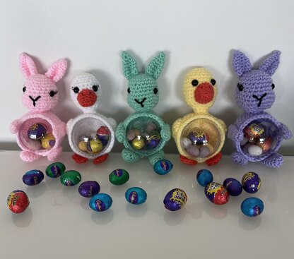 Duck and Bunny Baubles for Easter