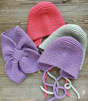 Baby Bonnet and Neck Scarf