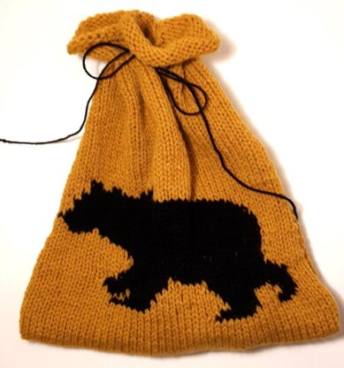 Drawstring Pouch - Bear