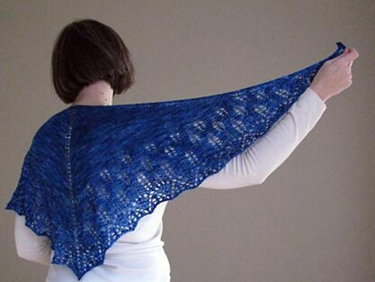 Lingonberry Shawlette