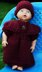 Riding Hood Dress and Hat for Baby Doll