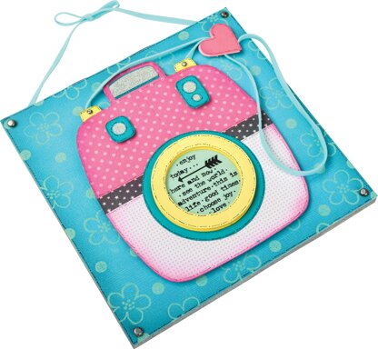 Sizzix Thinlits Dies By Jen Long 11/Pkg - Card, Retro Camera Fold-A-Long