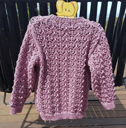 Portia - child's lacy cardigan