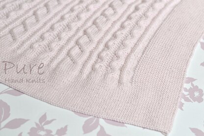 Pure Hand Knits Ellis Baby Blanket PDF