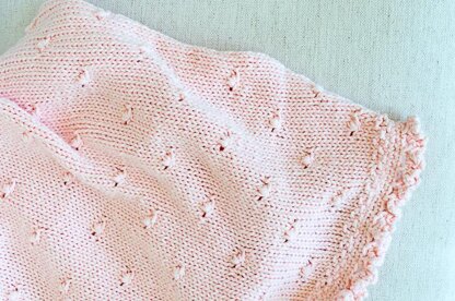 Rosebuds and Ruffles Baby Blanket