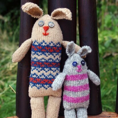 Hazel and pipkin - knitting pattern