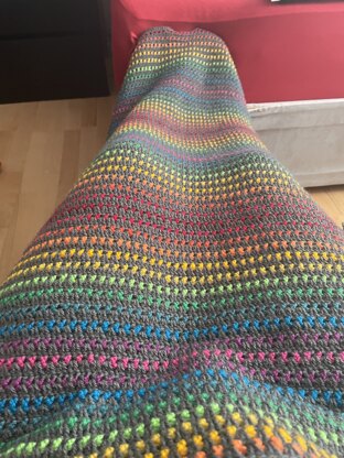 "Rainbow through the Storm" blanket