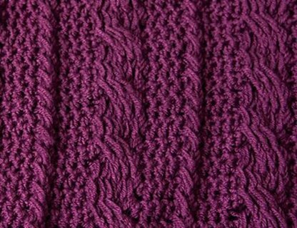 Snowberry Cables Afghan