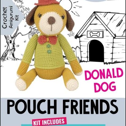 Creative World of Crafts Pouch Friends Donald Dog - 20cm