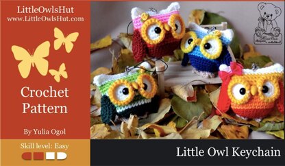 222 Little Owl Keychain