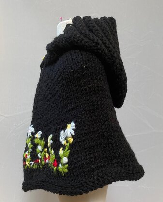 Girl poncho 12 to 24 months