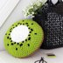 Crochet Kiwi Cushion