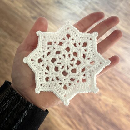 Crystal Star Snowflake Ornament