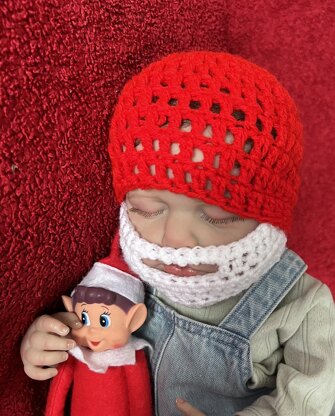 Baby Santa Beard hat
