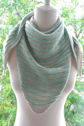 Simple garden shawl