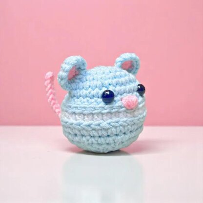 Mouse Macaron Crochet Pattern