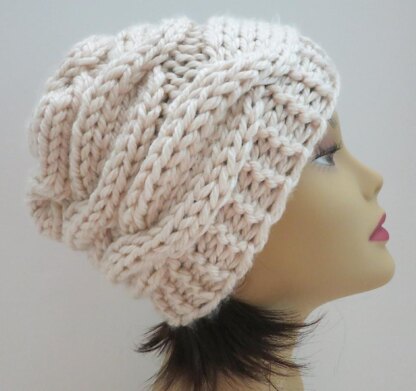 The Cayden Hat - Gorgeous Puffy Cables
