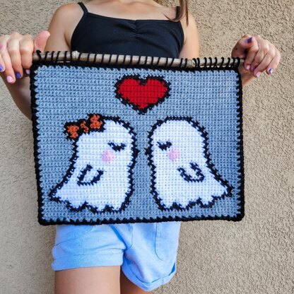 Kissing Ghosts Tapestry