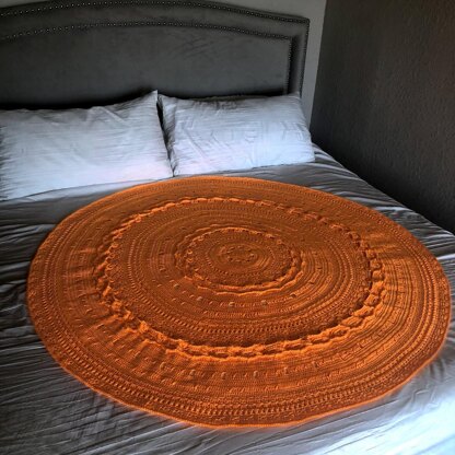 Round Crochet Blanket: Babylon Blanket