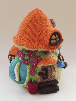 Toadstool Fairy House Tea Cosy