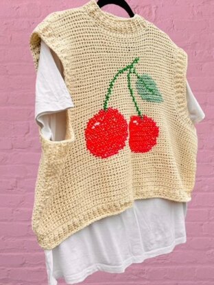 Cherry Crochet Tank Top Pattern