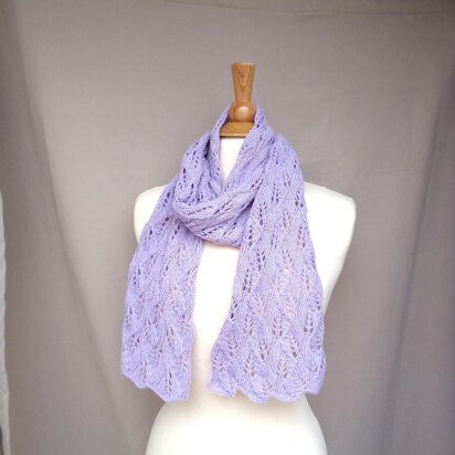 Lilac Petals Scarf