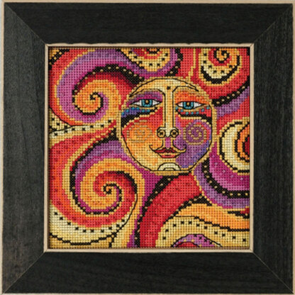 Mill Hill Celestial Sun Cross Stitch Kit  - 13.97cm x 13.97cm