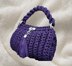 Crochet purple Bag