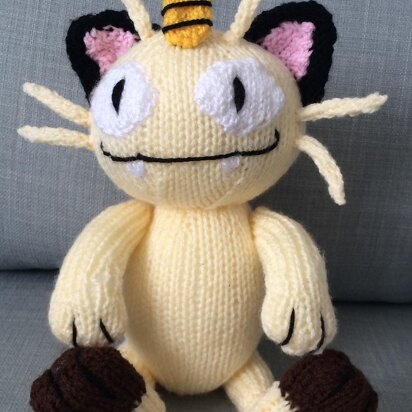 Meowth pokemon soft toy