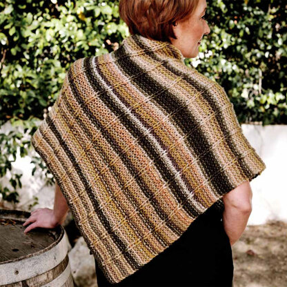 Trendsetter Yarns 6401K Candyland - Vertical Slip Garter Rib Triangle Shawl  PDF at WEBS