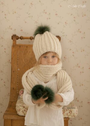 Hayden scarf and hat set