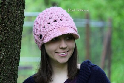 Cross Stitch Newsboy Hat 322