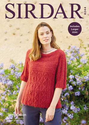 Cardigan in Temptation  in Sirdar - 8244 - Downloadable PDF