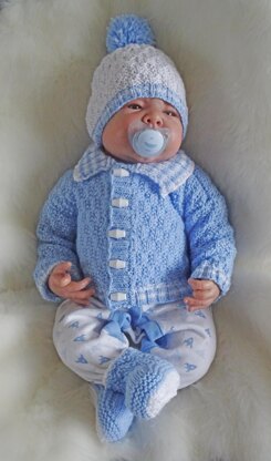 George Baby Boy Easy Dk Knitting Pattern